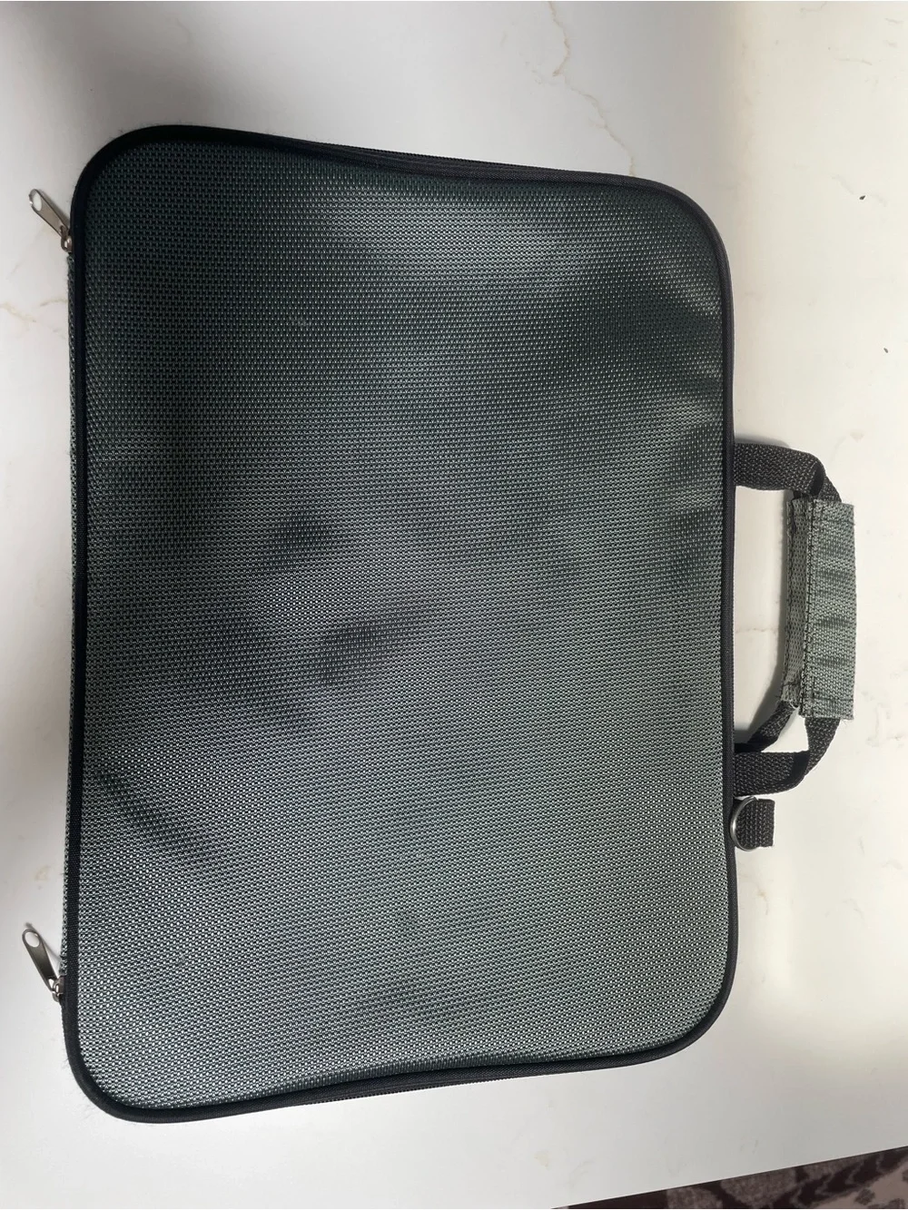 Black Leather Laptop Sleeve and laptop bag